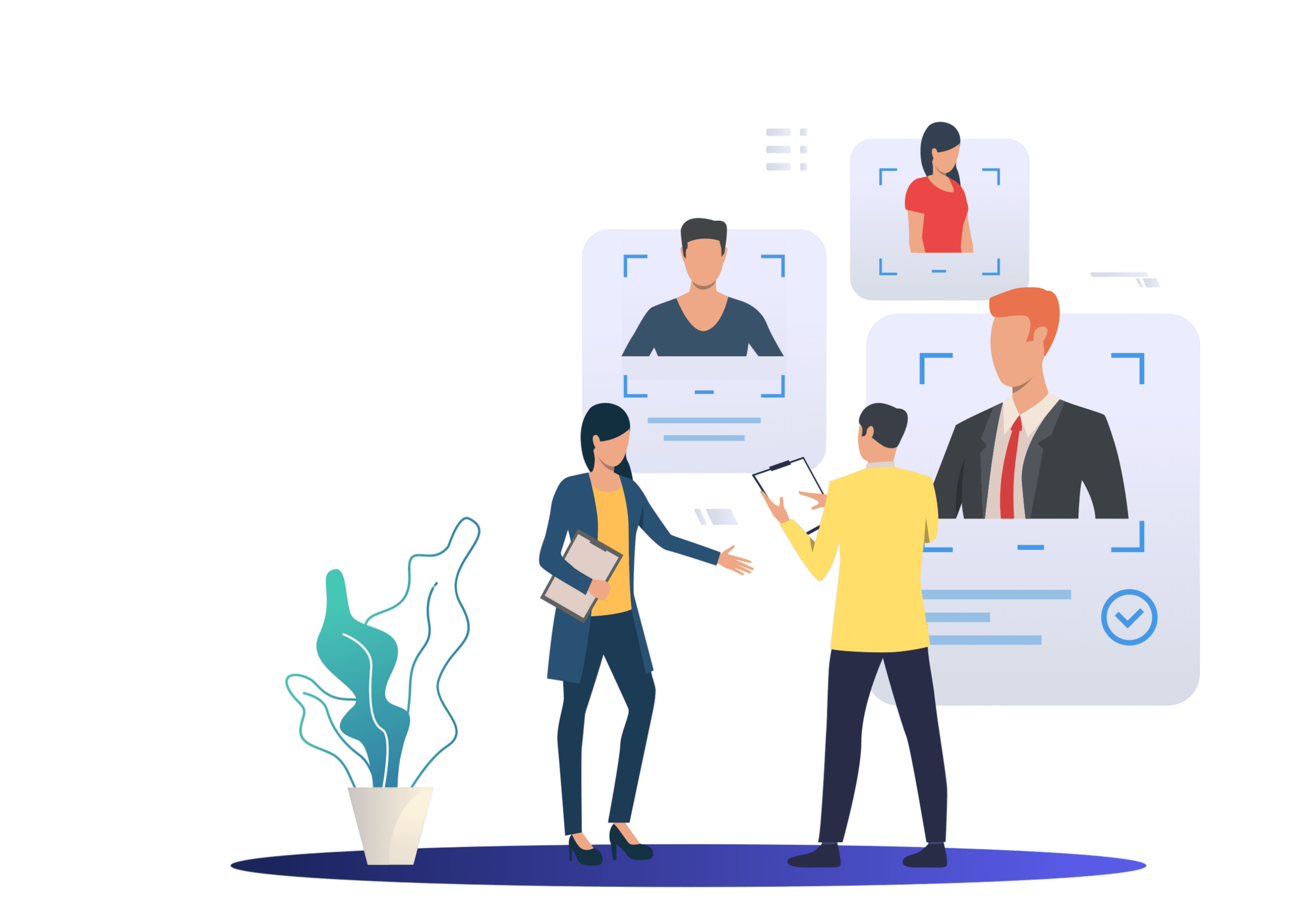 Tampilan dashboard analisis CV SkoringCV